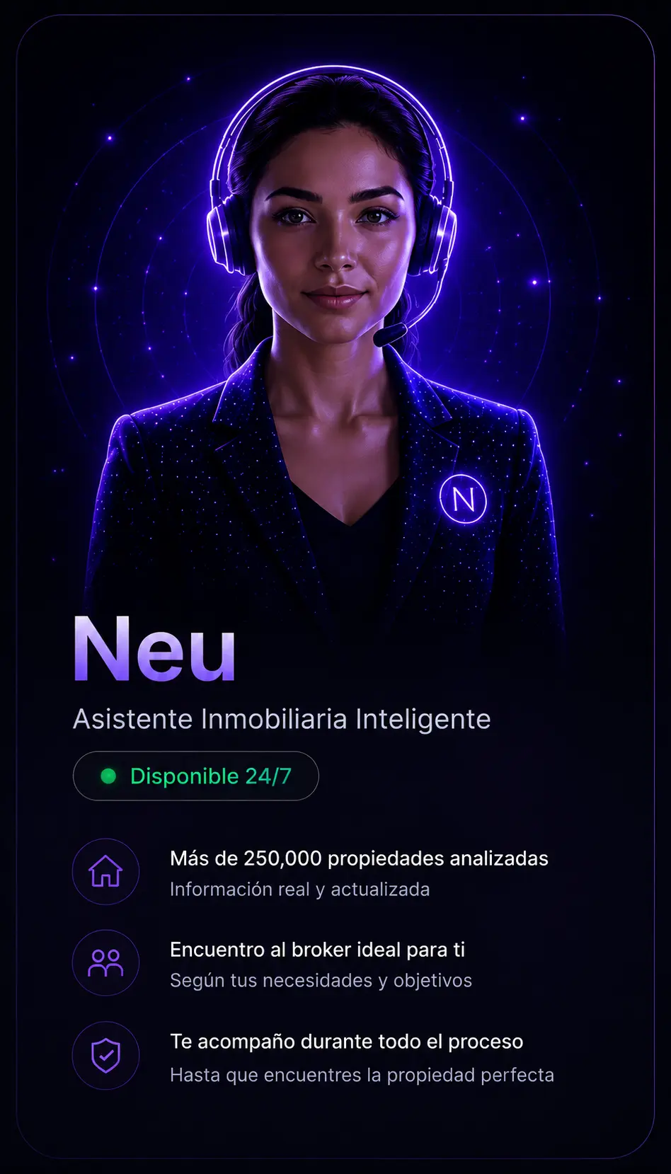 Neu — Asistente Inmobiliaria Inteligente